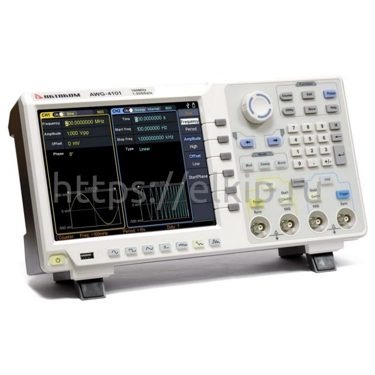 Генератор сигналов специальной формы АКТАКОМ AWG-4101