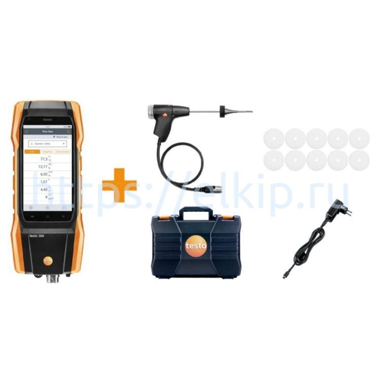 Комплект Testo 300 Longlife (CO с H₂-компенсацией до 8000 ppm) Комплект Testo 300 Longlife (CO с H₂-компенсацией до 8000 ppm)