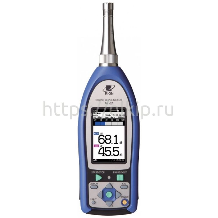 Портативный шумомер Rion NL-62