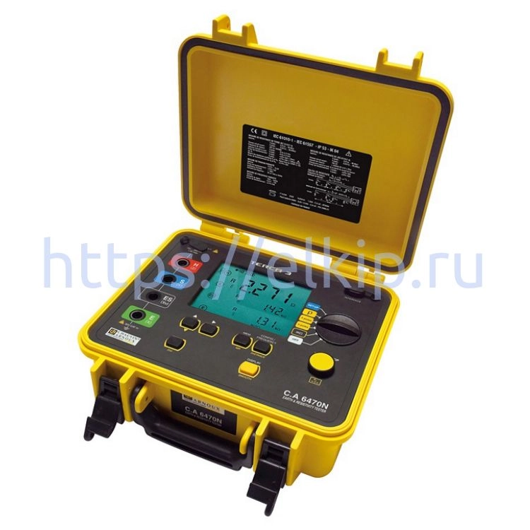 Измеритель сопротивления заземления Chauvin Arnoux C.A 6470N