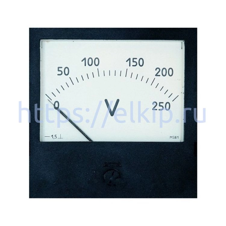 Вольтметр Э42700 0-250 В (500 Гц) 2,5 В