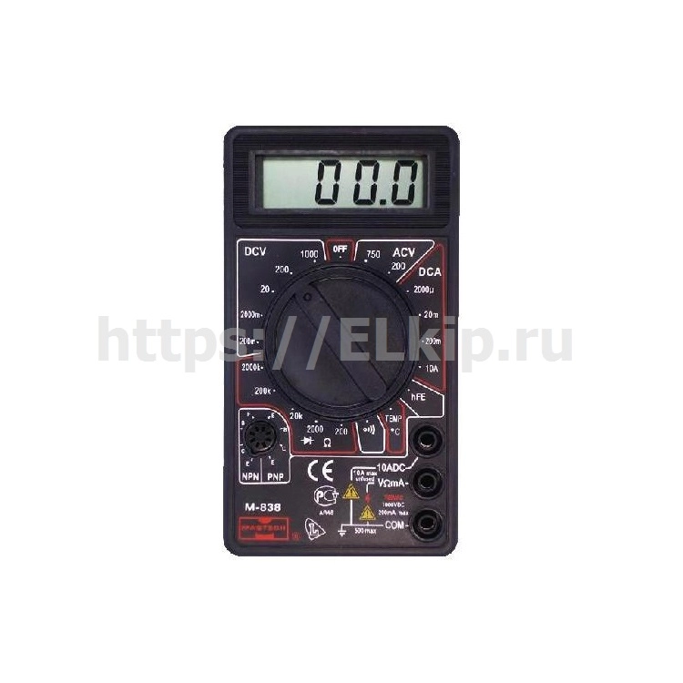 Мультиметр Mastech MAS838