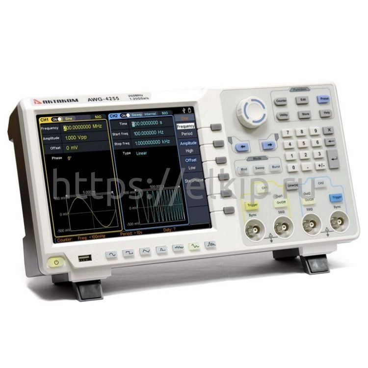 Генератор сигналов специальной формы АКТАКОМ AWG-4255