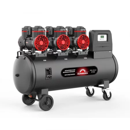 Поршневой безмасляный компрессор SUNREKA GFC750/100DS Поршневой безмасляный компрессор SUNREKA GFC750/100DS