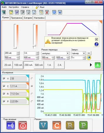 AEL Manager Актаком Electronic Load Manager Программное обеспечение AEL Manager Актаком Electronic Load Manager Программное обеспечение