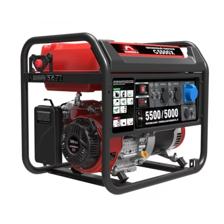 Бензиновый генератор SUNREKA G5500X (ручной стартер) Бензиновый генератор SUNREKA G5500X (ручной стартер)