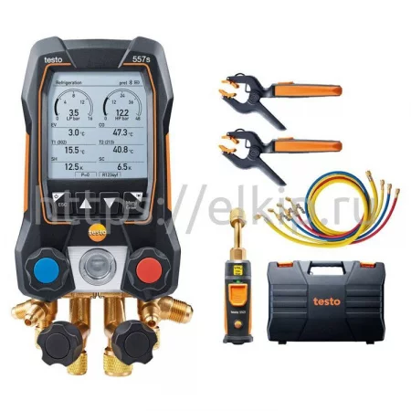 Testo 557s комплект 2 с заправочными шлангами Testo 557s комплект 2 с заправочными шлангами