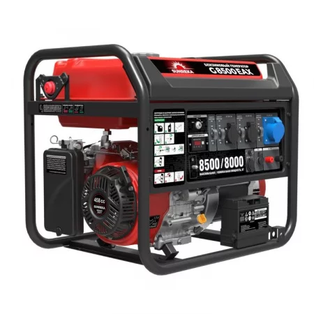 Бензиновый генератор SUNREKA G8500EAX (электростартер) Бензиновый генератор SUNREKA G8500EAX (электростартер)