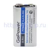 GoPower Крона 6LR61 BL1 Alkaline 9V арт. 131203