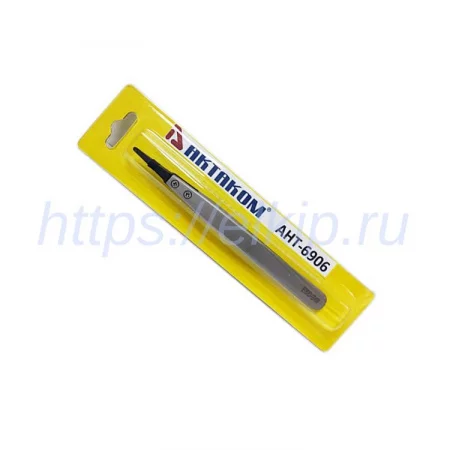 Антистатический пинцет АКТАКОМ AHT-6906 Антистатический пинцет АКТАКОМ AHT-6906