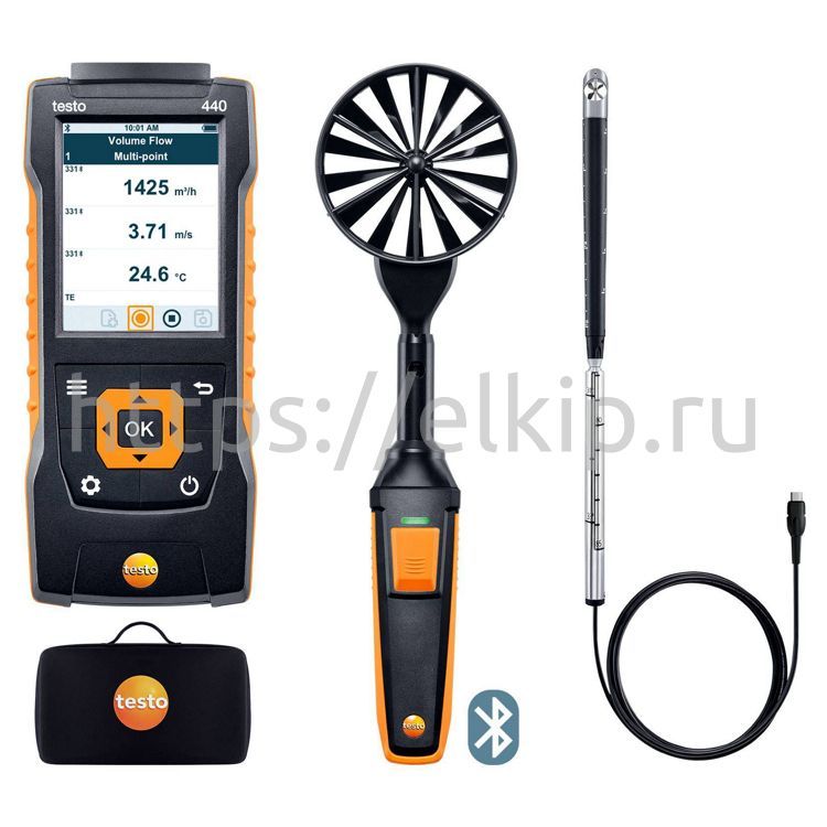 Комплект для вентиляции 2 Bluetooth с Testo 440