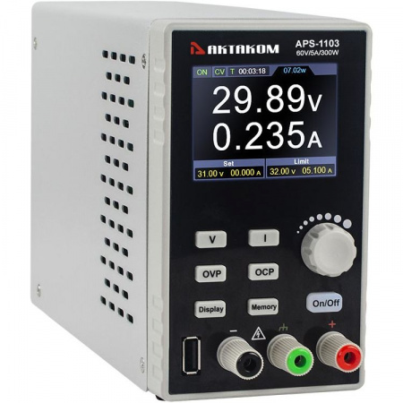 Источник питания АКТАКОМ APS-1103 Источник питания АКТАКОМ APS-1103